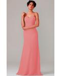 A-line Natural Sweetheart Chiffon None Bridesmaid Dresses