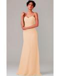 A-line Natural Sweetheart Chiffon None Bridesmaid Dresses