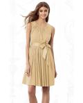 Sleeveless Jewel Knee-length None Chiffon Bridesmaid Dresses