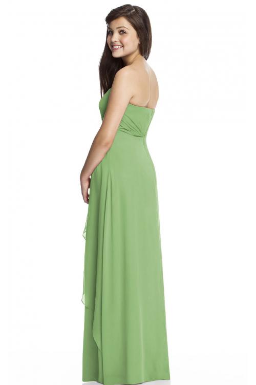 Strapless Zipper A-line Sleeveless Natural Bridesmaid Dresses