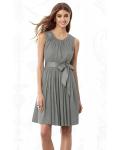 Sleeveless Jewel Knee-length None Chiffon Bridesmaid Dresses