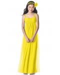 Chiffon Sleeveless Floor-length Spaghetti Straps A-line Bridesmaid Dresses