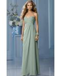 Zipper Sleeveless Floor-length Natural Sweetheart Bridesmaid Dresses