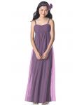 Chiffon Sleeveless Floor-length Spaghetti Straps A-line Bridesmaid Dresses