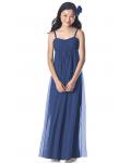 Chiffon Sleeveless Floor-length Spaghetti Straps A-line Bridesmaid Dresses