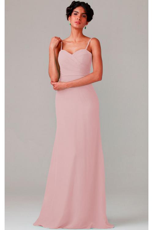 A-line Natural Sweetheart Chiffon None Bridesmaid Dresses