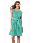 Sleeveless Jewel Knee-length None Chiffon Bridesmaid Dresses