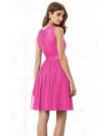 Sleeveless Jewel Knee-length None Chiffon Bridesmaid Dresses